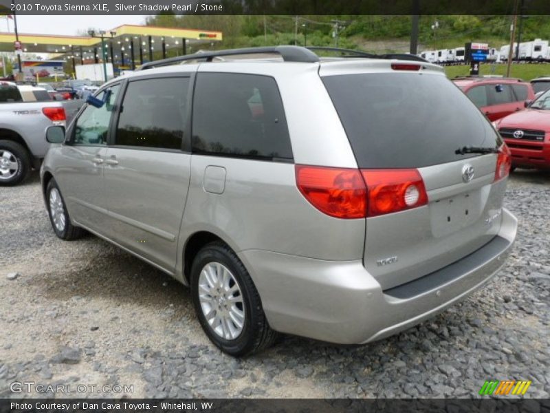 Silver Shadow Pearl / Stone 2010 Toyota Sienna XLE