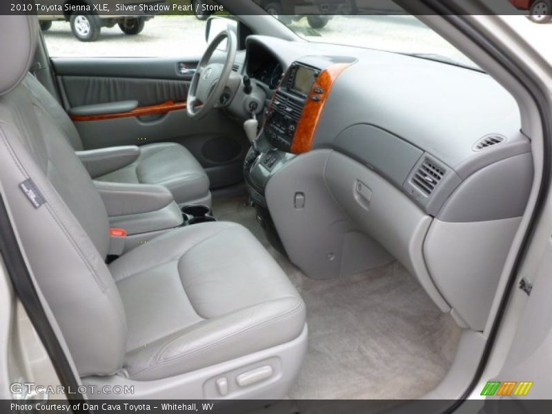 Silver Shadow Pearl / Stone 2010 Toyota Sienna XLE
