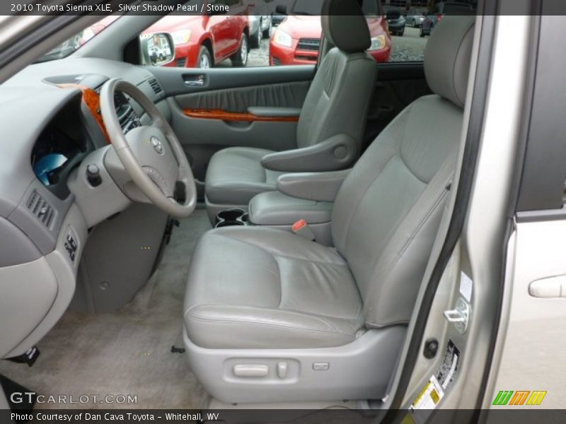 Silver Shadow Pearl / Stone 2010 Toyota Sienna XLE