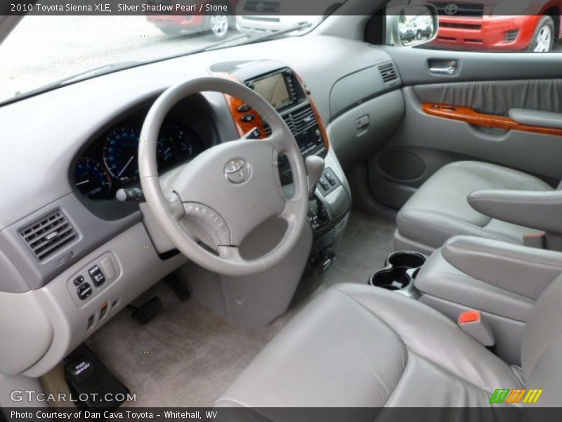Silver Shadow Pearl / Stone 2010 Toyota Sienna XLE