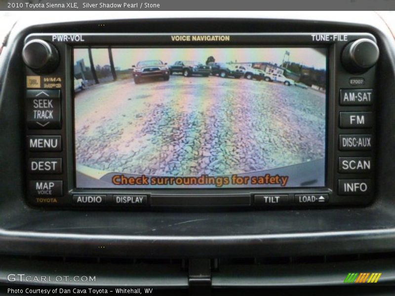 Silver Shadow Pearl / Stone 2010 Toyota Sienna XLE