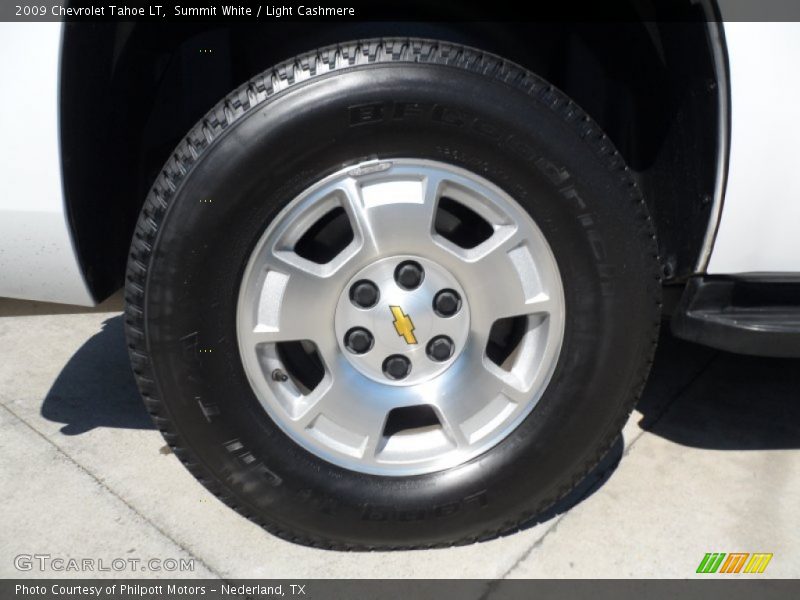 Summit White / Light Cashmere 2009 Chevrolet Tahoe LT