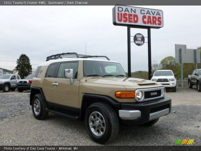 Quicksand / Dark Charcoal 2011 Toyota FJ Cruiser 4WD
