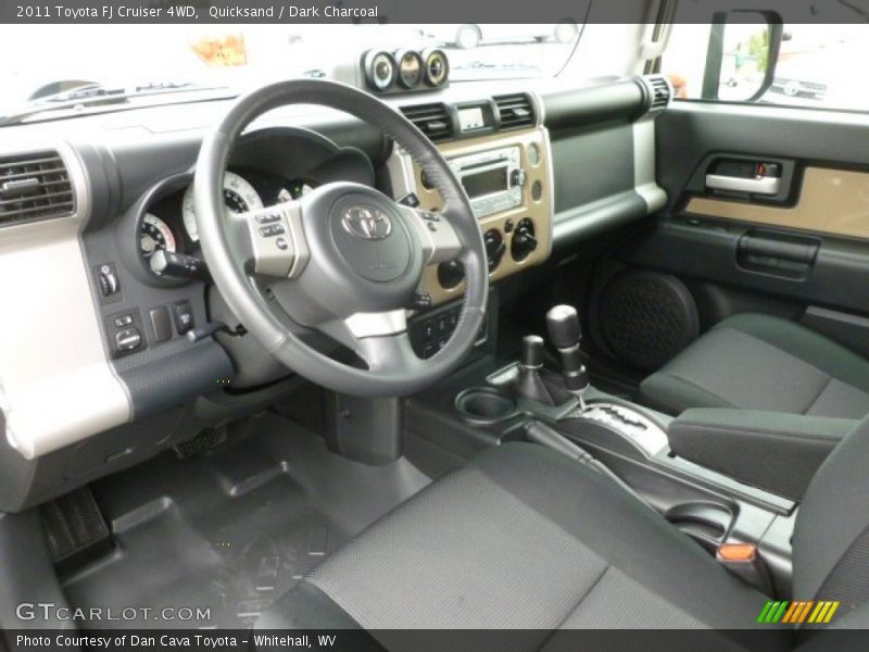 Quicksand / Dark Charcoal 2011 Toyota FJ Cruiser 4WD