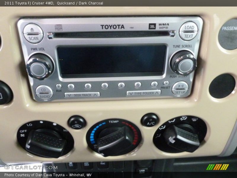 Quicksand / Dark Charcoal 2011 Toyota FJ Cruiser 4WD