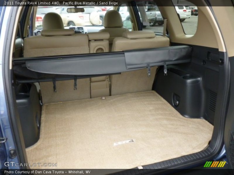 Pacific Blue Metallic / Sand Beige 2011 Toyota RAV4 Limited 4WD