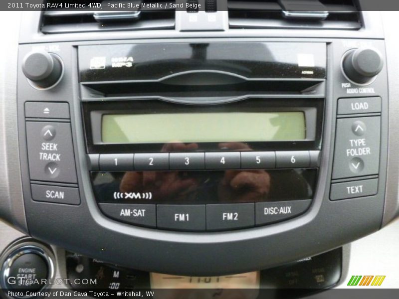 Pacific Blue Metallic / Sand Beige 2011 Toyota RAV4 Limited 4WD