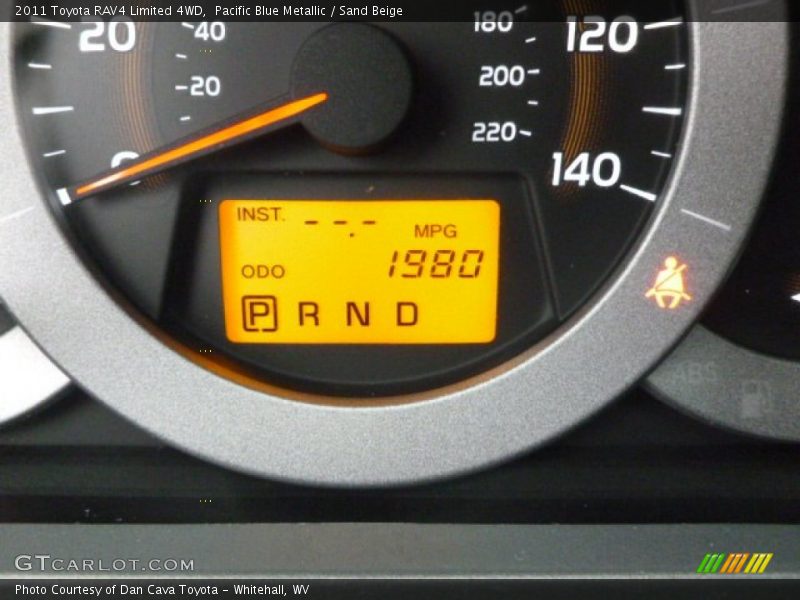 Pacific Blue Metallic / Sand Beige 2011 Toyota RAV4 Limited 4WD