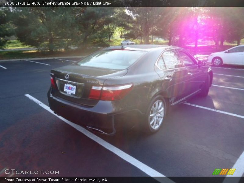 Smokey Granite Gray Mica / Light Gray 2008 Lexus LS 460