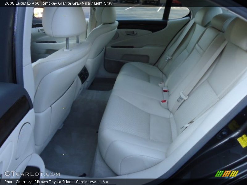 Smokey Granite Gray Mica / Light Gray 2008 Lexus LS 460