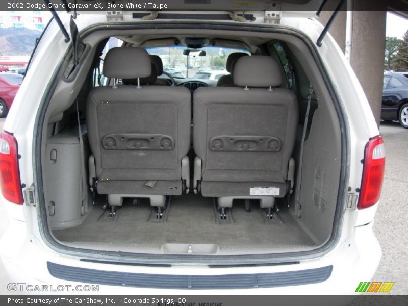 Stone White / Taupe 2002 Dodge Grand Caravan eX