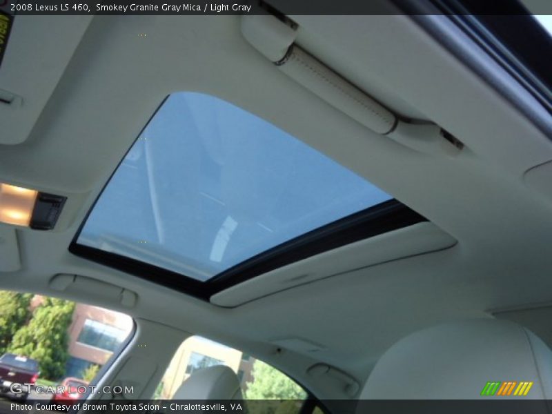 Smokey Granite Gray Mica / Light Gray 2008 Lexus LS 460