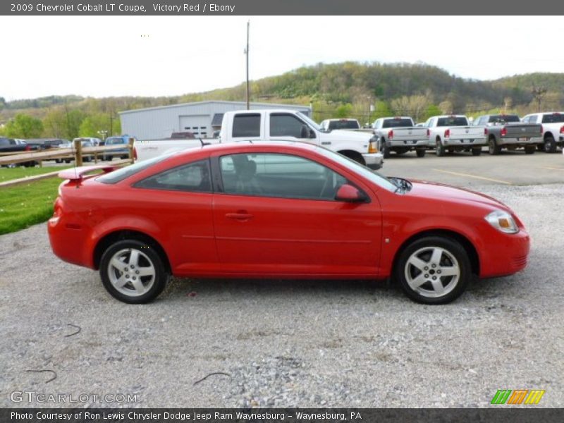 Victory Red / Ebony 2009 Chevrolet Cobalt LT Coupe