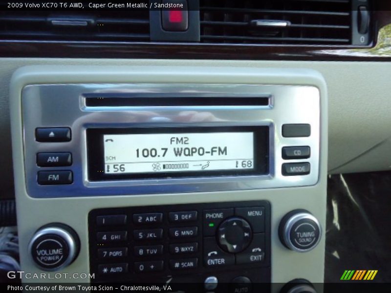 Caper Green Metallic / Sandstone 2009 Volvo XC70 T6 AWD