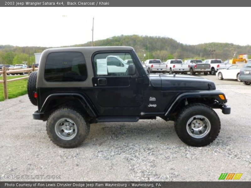 Black Clearcoat / Khaki 2003 Jeep Wrangler Sahara 4x4