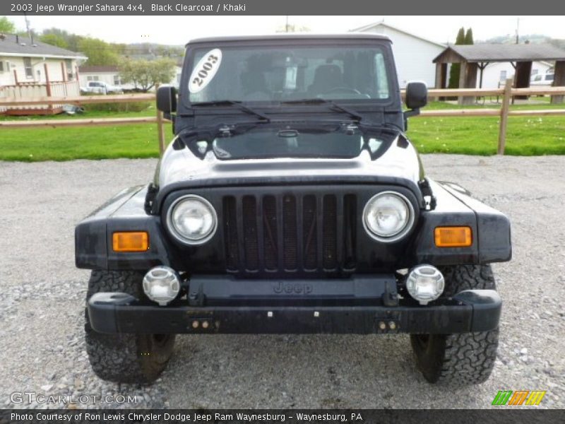 Black Clearcoat / Khaki 2003 Jeep Wrangler Sahara 4x4