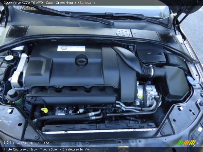 Caper Green Metallic / Sandstone 2009 Volvo XC70 T6 AWD