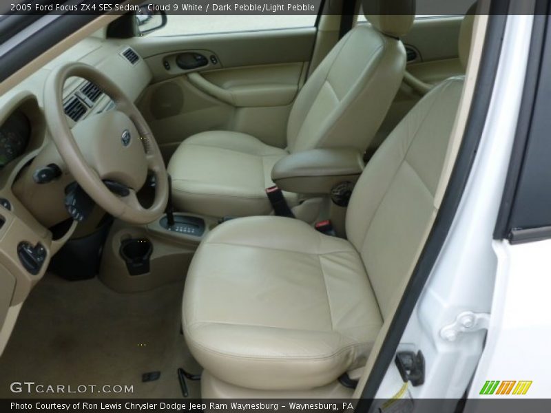 Cloud 9 White / Dark Pebble/Light Pebble 2005 Ford Focus ZX4 SES Sedan