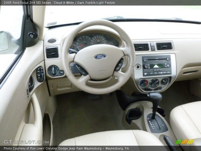 Cloud 9 White / Dark Pebble/Light Pebble 2005 Ford Focus ZX4 SES Sedan