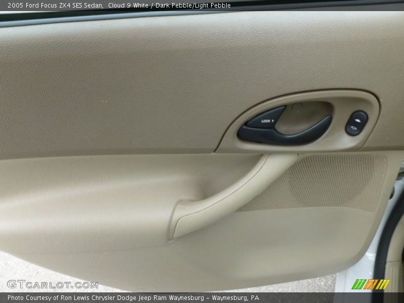 Cloud 9 White / Dark Pebble/Light Pebble 2005 Ford Focus ZX4 SES Sedan
