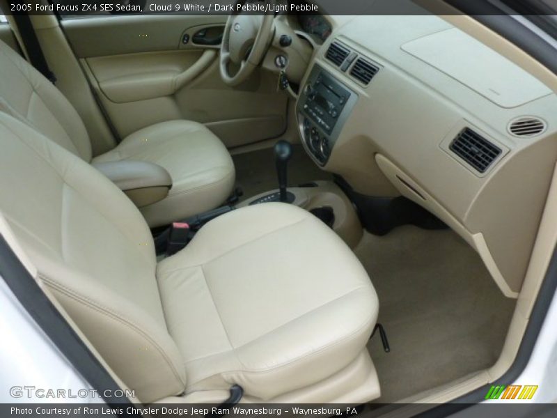 Cloud 9 White / Dark Pebble/Light Pebble 2005 Ford Focus ZX4 SES Sedan
