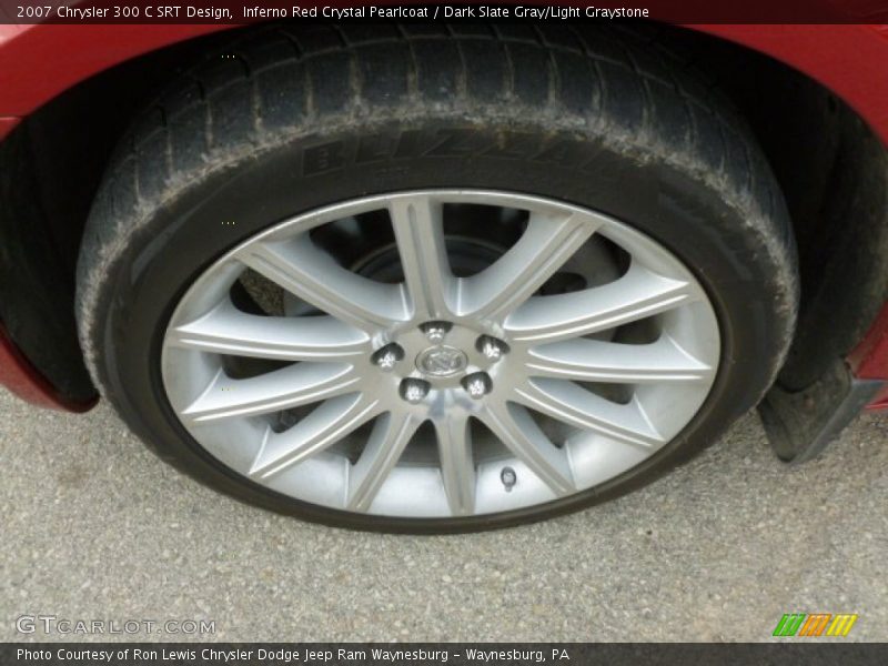 Inferno Red Crystal Pearlcoat / Dark Slate Gray/Light Graystone 2007 Chrysler 300 C SRT Design