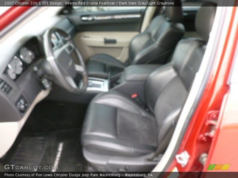 Inferno Red Crystal Pearlcoat / Dark Slate Gray/Light Graystone 2007 Chrysler 300 C SRT Design