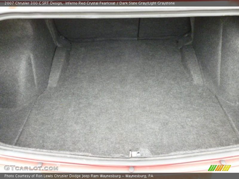 Inferno Red Crystal Pearlcoat / Dark Slate Gray/Light Graystone 2007 Chrysler 300 C SRT Design