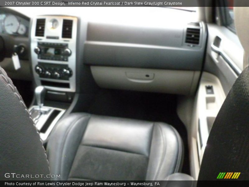 Inferno Red Crystal Pearlcoat / Dark Slate Gray/Light Graystone 2007 Chrysler 300 C SRT Design