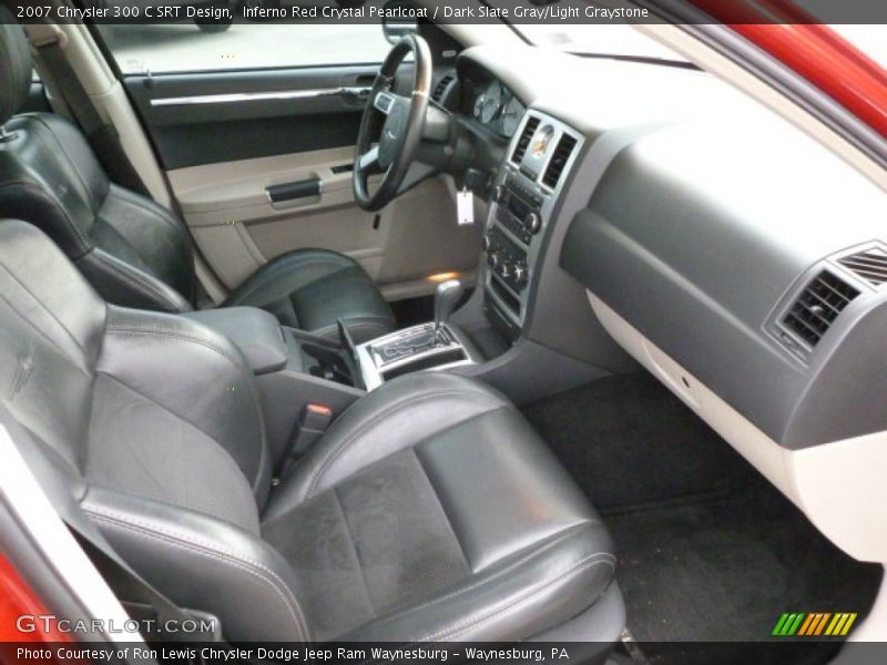 Inferno Red Crystal Pearlcoat / Dark Slate Gray/Light Graystone 2007 Chrysler 300 C SRT Design