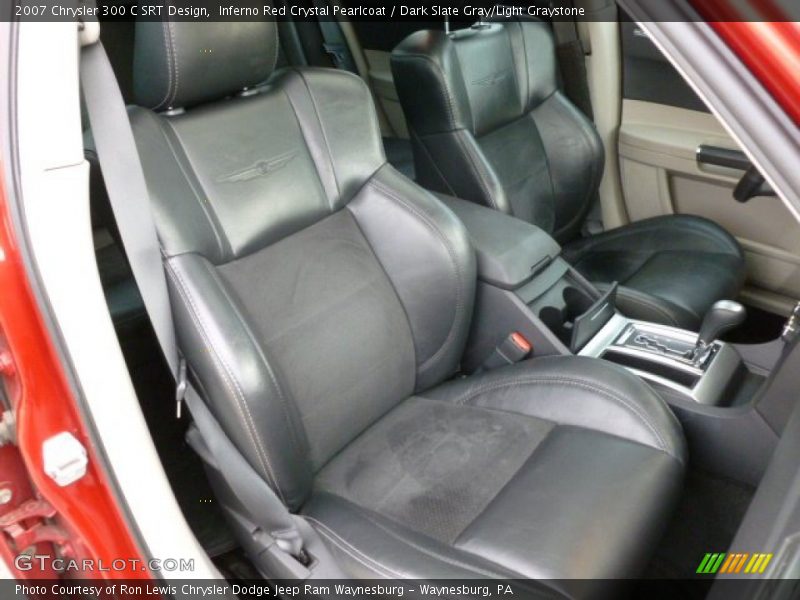 Inferno Red Crystal Pearlcoat / Dark Slate Gray/Light Graystone 2007 Chrysler 300 C SRT Design