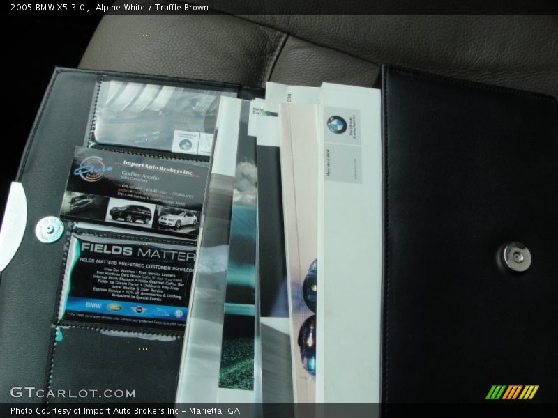 Alpine White / Truffle Brown 2005 BMW X5 3.0i