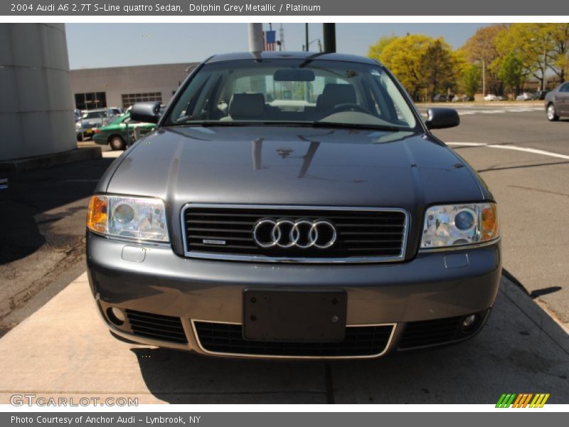 Dolphin Grey Metallic / Platinum 2004 Audi A6 2.7T S-Line quattro Sedan
