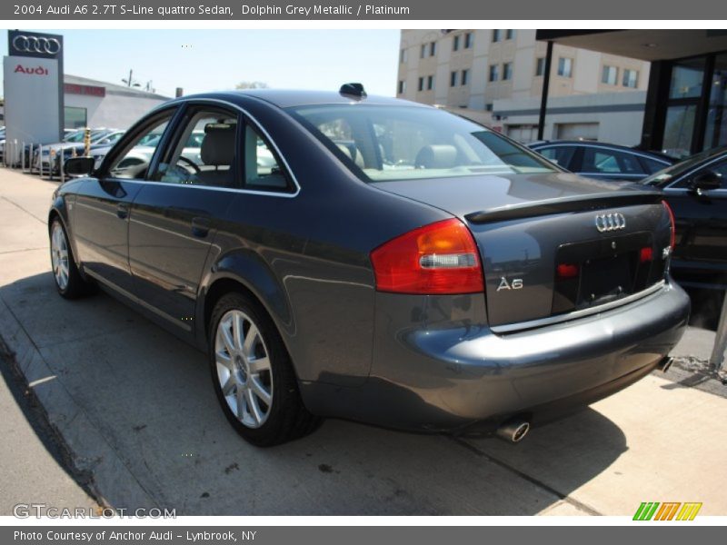 Dolphin Grey Metallic / Platinum 2004 Audi A6 2.7T S-Line quattro Sedan