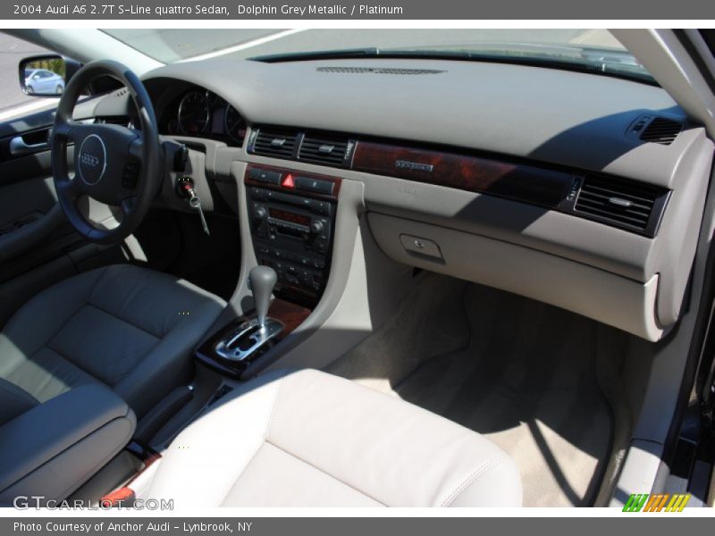 Dolphin Grey Metallic / Platinum 2004 Audi A6 2.7T S-Line quattro Sedan