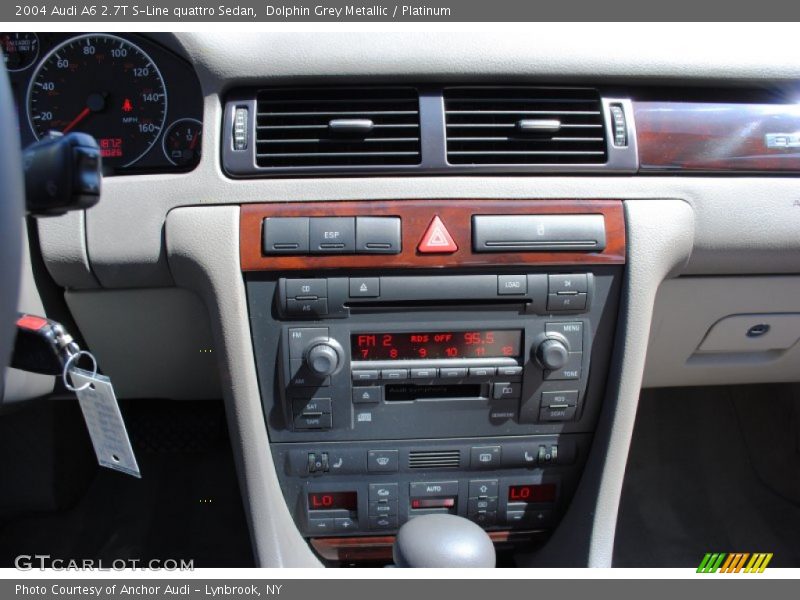 Dolphin Grey Metallic / Platinum 2004 Audi A6 2.7T S-Line quattro Sedan
