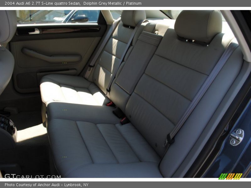 Dolphin Grey Metallic / Platinum 2004 Audi A6 2.7T S-Line quattro Sedan