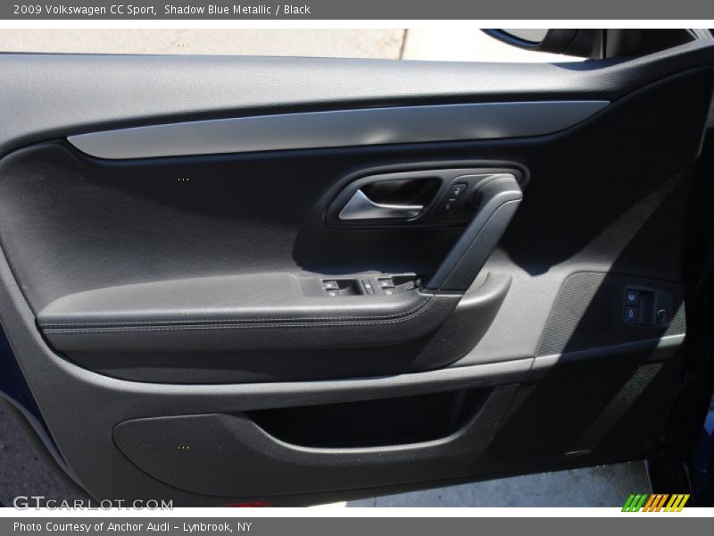 Shadow Blue Metallic / Black 2009 Volkswagen CC Sport