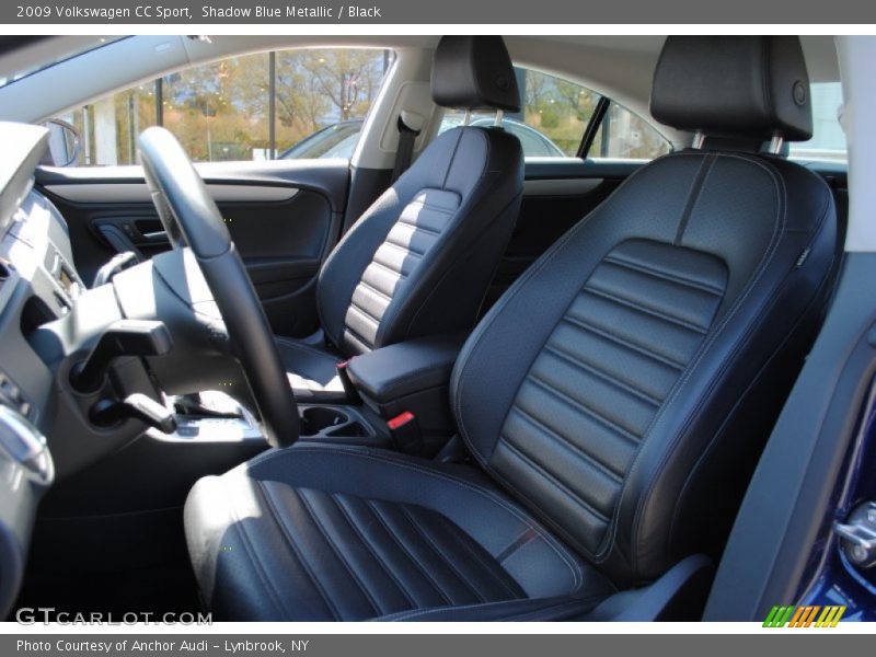 Shadow Blue Metallic / Black 2009 Volkswagen CC Sport