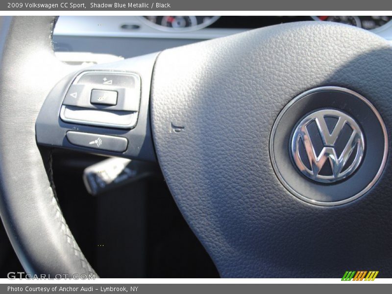 Shadow Blue Metallic / Black 2009 Volkswagen CC Sport