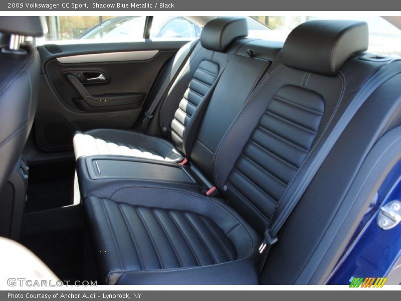 Shadow Blue Metallic / Black 2009 Volkswagen CC Sport