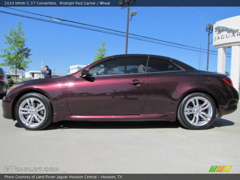 Midnight Red Garnet / Wheat 2010 Infiniti G 37 Convertible