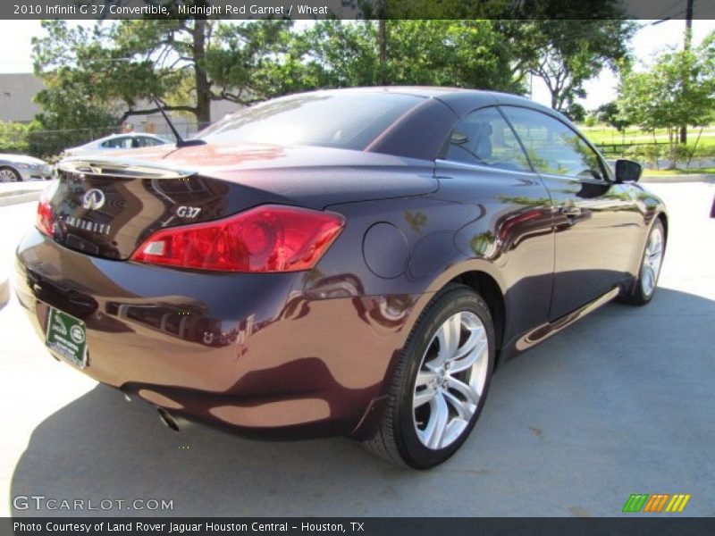 Midnight Red Garnet / Wheat 2010 Infiniti G 37 Convertible