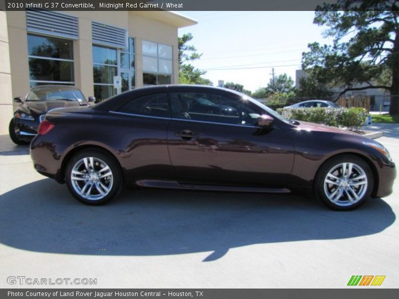 Midnight Red Garnet / Wheat 2010 Infiniti G 37 Convertible