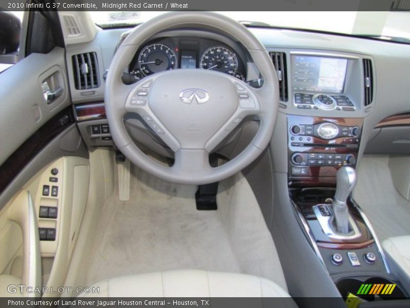 Midnight Red Garnet / Wheat 2010 Infiniti G 37 Convertible