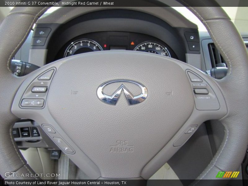 Midnight Red Garnet / Wheat 2010 Infiniti G 37 Convertible