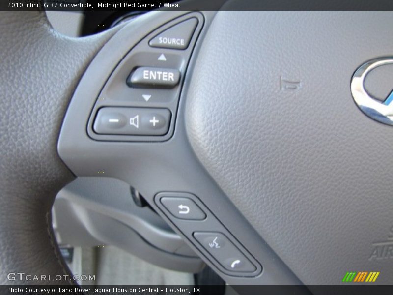 Midnight Red Garnet / Wheat 2010 Infiniti G 37 Convertible