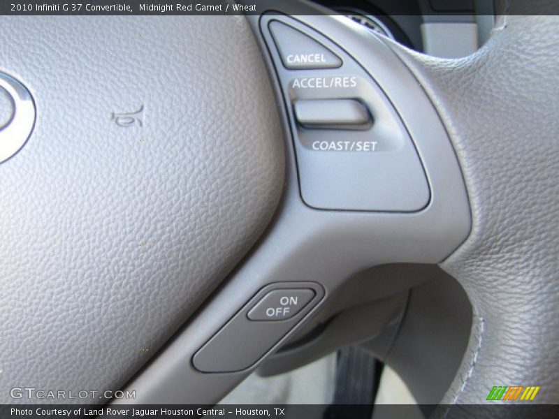 Midnight Red Garnet / Wheat 2010 Infiniti G 37 Convertible