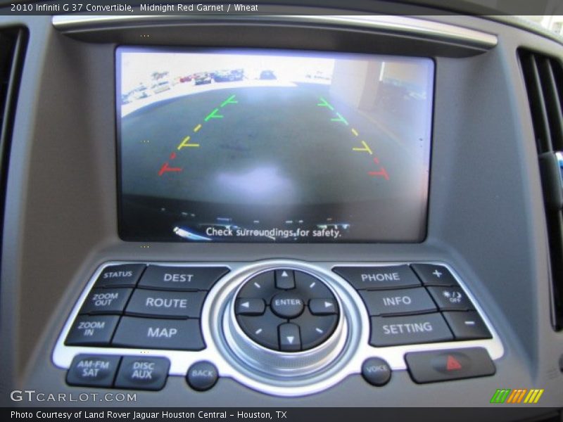 Midnight Red Garnet / Wheat 2010 Infiniti G 37 Convertible