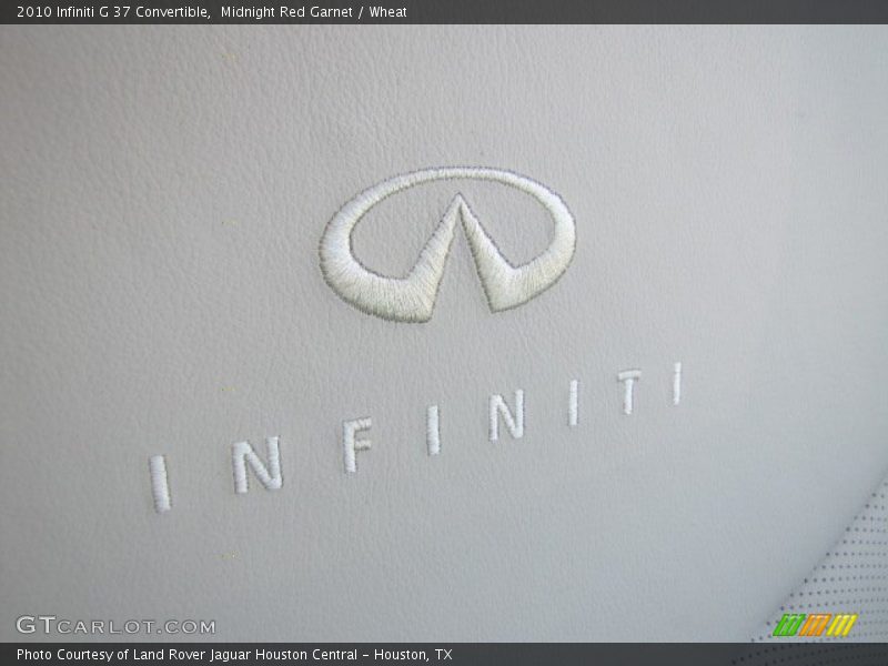 Midnight Red Garnet / Wheat 2010 Infiniti G 37 Convertible